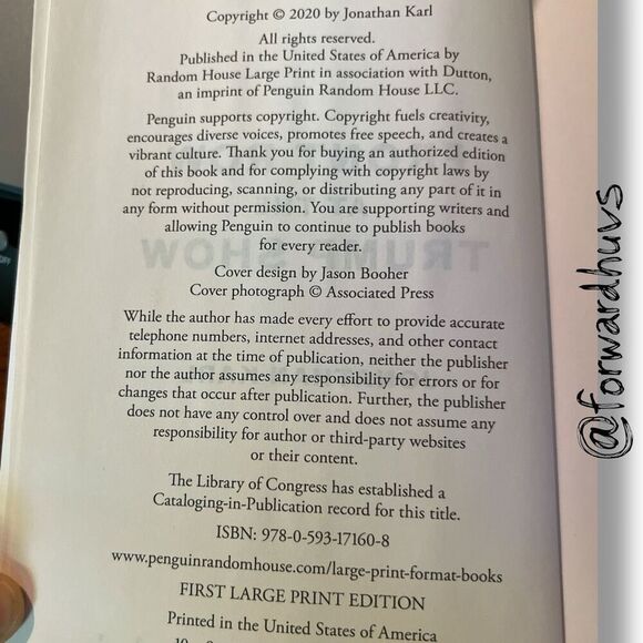 Front Row at the Trump Show by Jonathan Karl – Large Print Paperback Edition, 20 - Picture 5 of 8